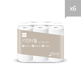 행복한아름 키친타월 6번들