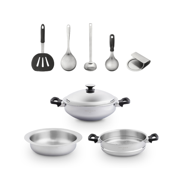 암웨이 퀸 Ti 스타터 프로모션 웍 세트